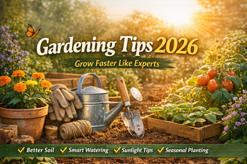 Gardening Tips for beginners 2026