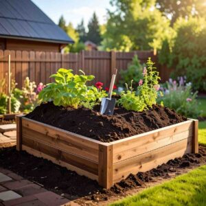 cheap raised bed filler ideas